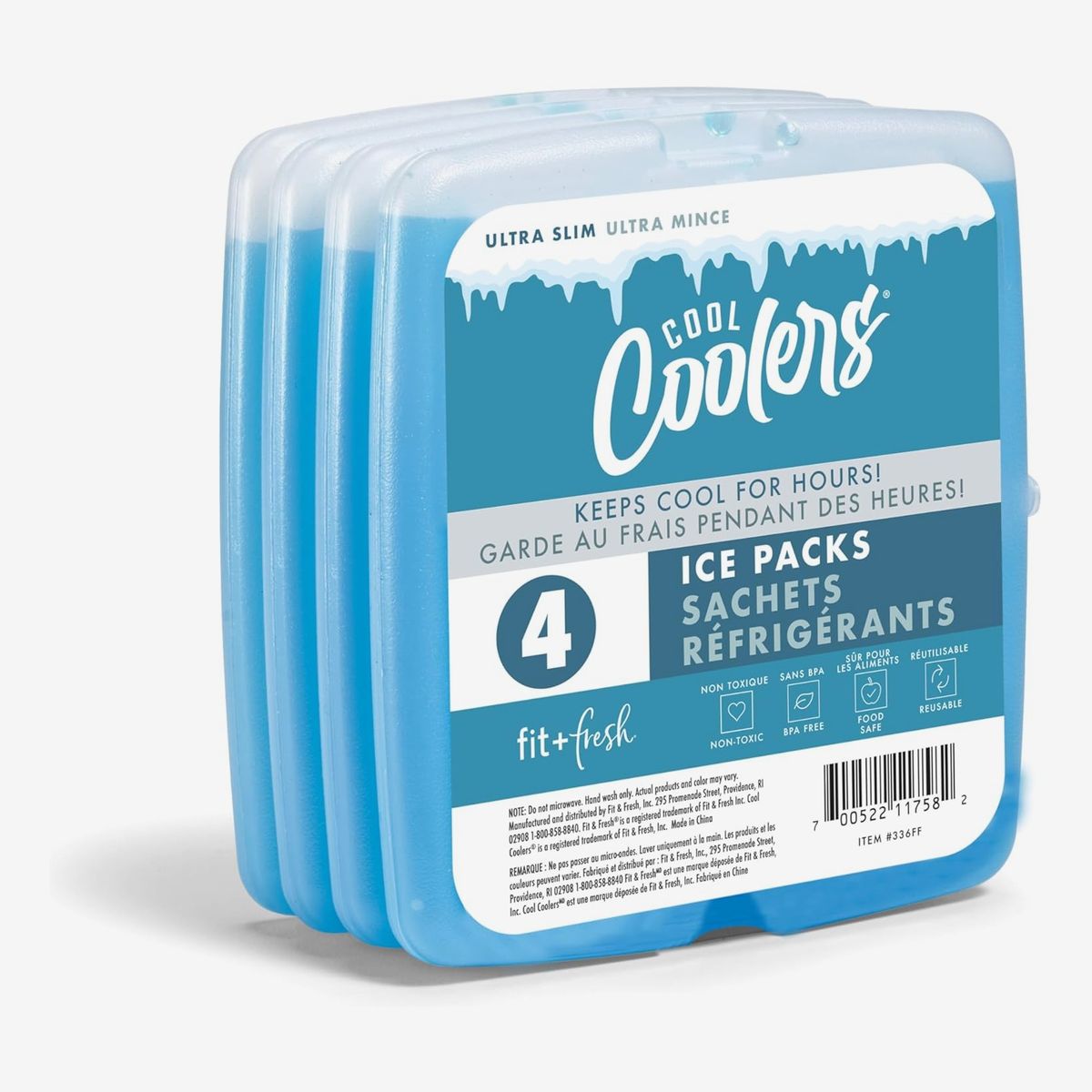 Fit & Fresh Cool Coolers Ultra Slim Ice Packs