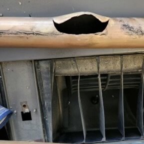 Severe winter weather left Grayslake Middle School with numerous damages, expected to take an additional 12 weeks to complete. The above image shows one of the pipes that burst due to the severe weather.- Original Credit: CCSD 46