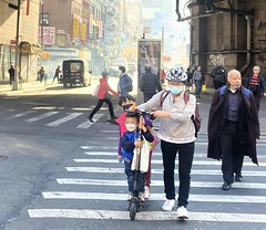 Crossing the Street in Chinatown