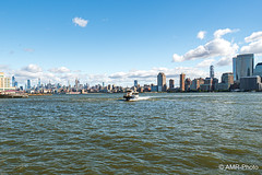 Hudson mit Manhattan