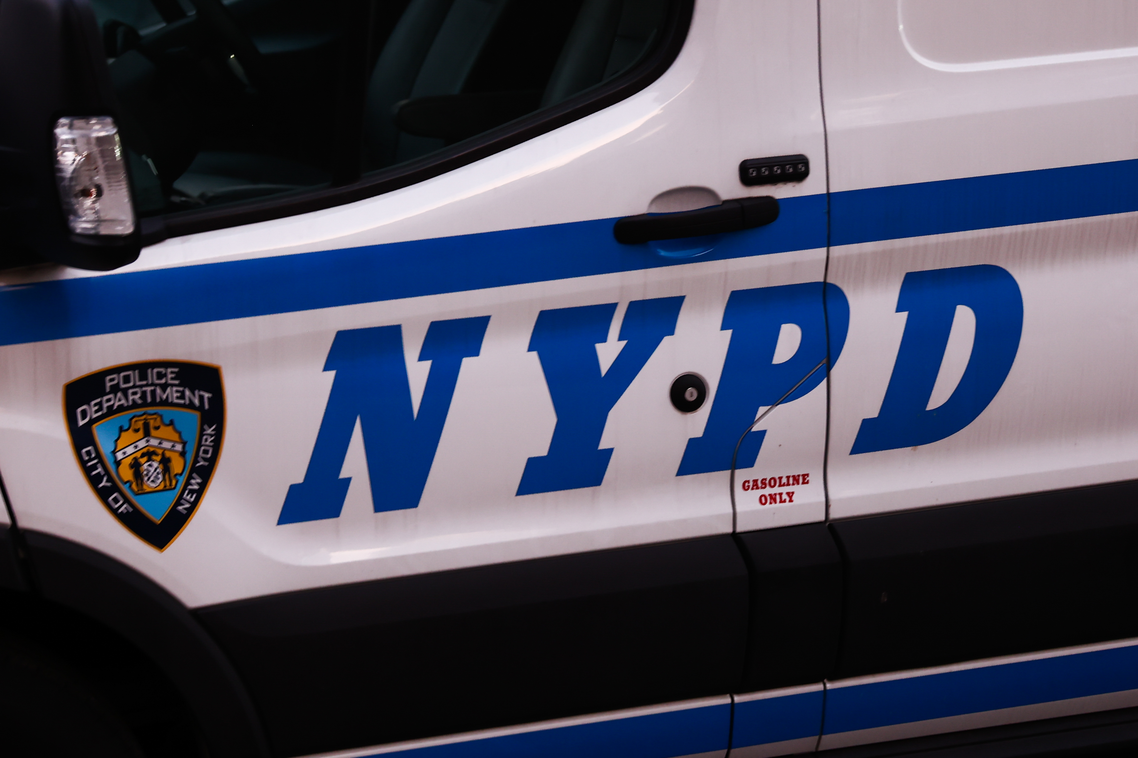A photo of an NYPD cruiser