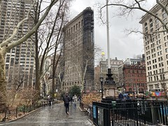 Rainy Day in Madison Square Park