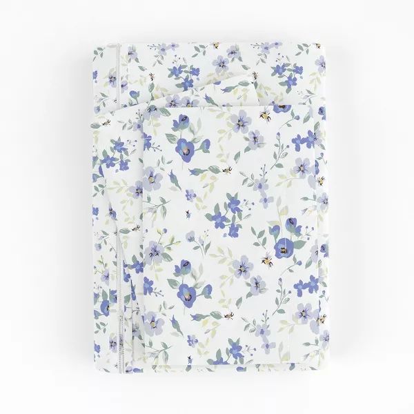 Soft Farmhouse Florals Premium 3 Piece Duvet Cover Set