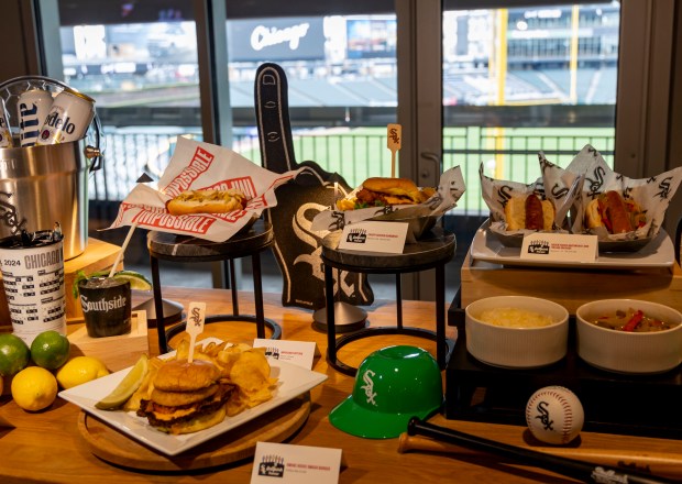 The White Sox preview new food offerings Thursday, March 21, 2024, at Guaranteed Rate Field. (Brian Cassella/Chicago Tribune)