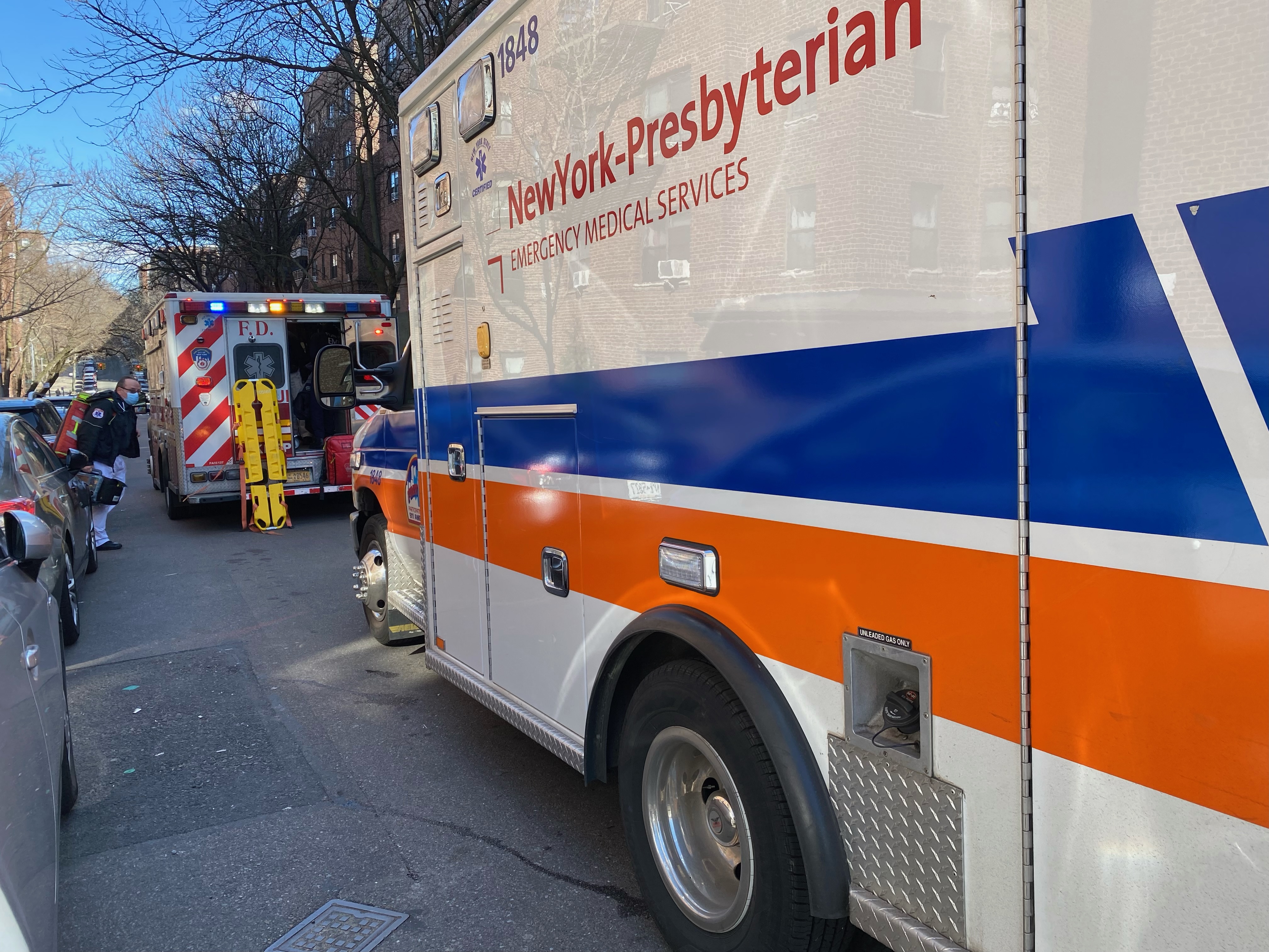 New York Presbyterian Emergency Medical Services vehicles