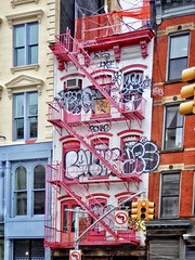 Stairs in New York City Manhattan