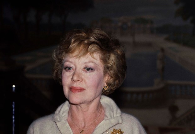 FILE - Actress Glynis Johns is shown, Sept. 11, 1982. Johns, a Tony Award-winning stage and screen star who played the mother opposite Julie Andrews in the classic movie "Mary Poppins" and introduced the world to the bittersweet standard-to-be "Send in the Clowns" by Stephen Sondheim, has died, Thursday, Jan. 3, 2023. She was 100.(AP Photo/Carlos Rene Perez)