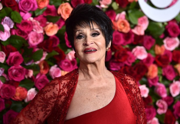 Chita Rivera arrives at the 72nd annual Tony Awards at Radio City Music Hall on June 10, 2018, in New York.