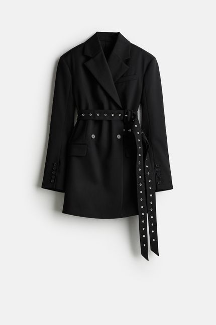H&M x Rokh Belted Wool Jacket