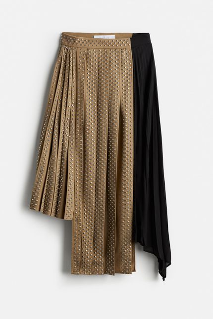 H&M x Rokh Wool-blend Studded Skirt
