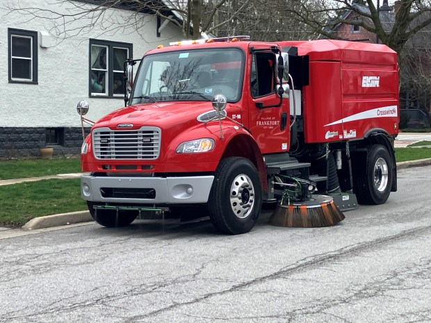 Frankfort's new street sweeper will be called "Frank the Tank" a name submitted by Ben McGinn as part of a naming contest for the vehicle. (Village of Frankfort)