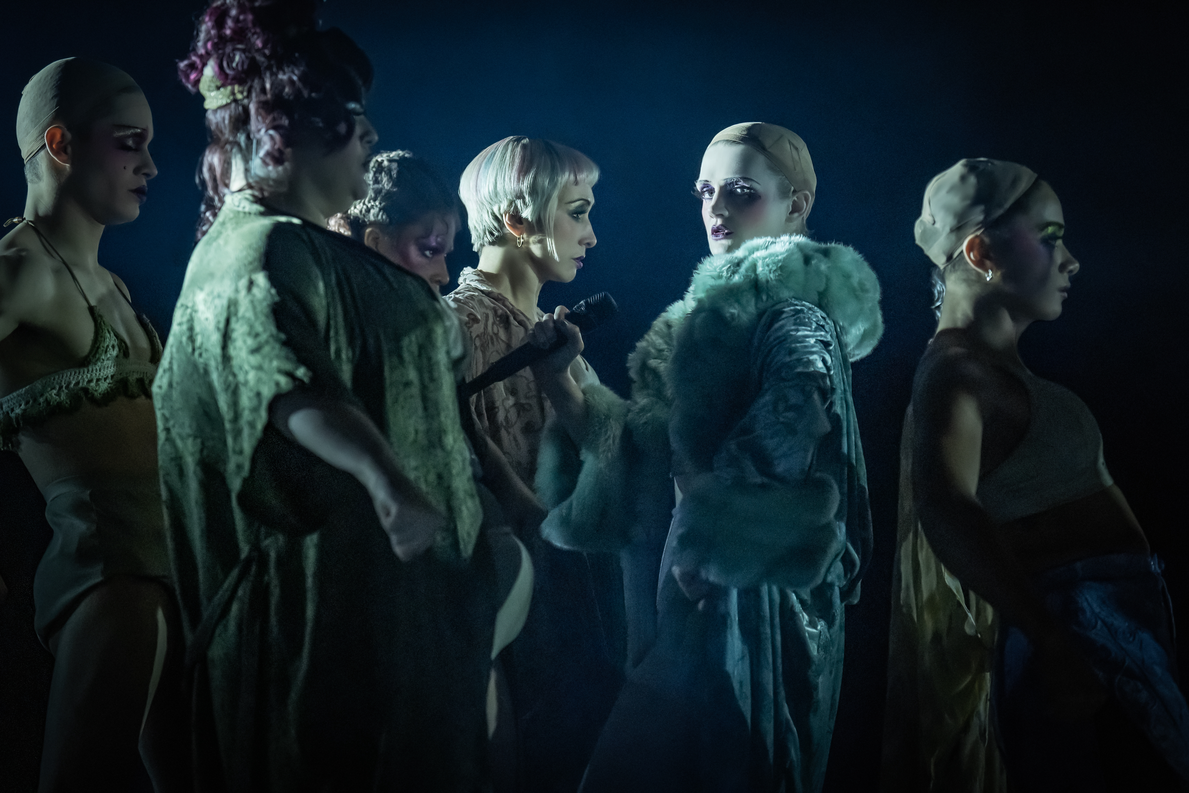 Gayle Rankin and cast in "Cabaret at the Kit Kat...