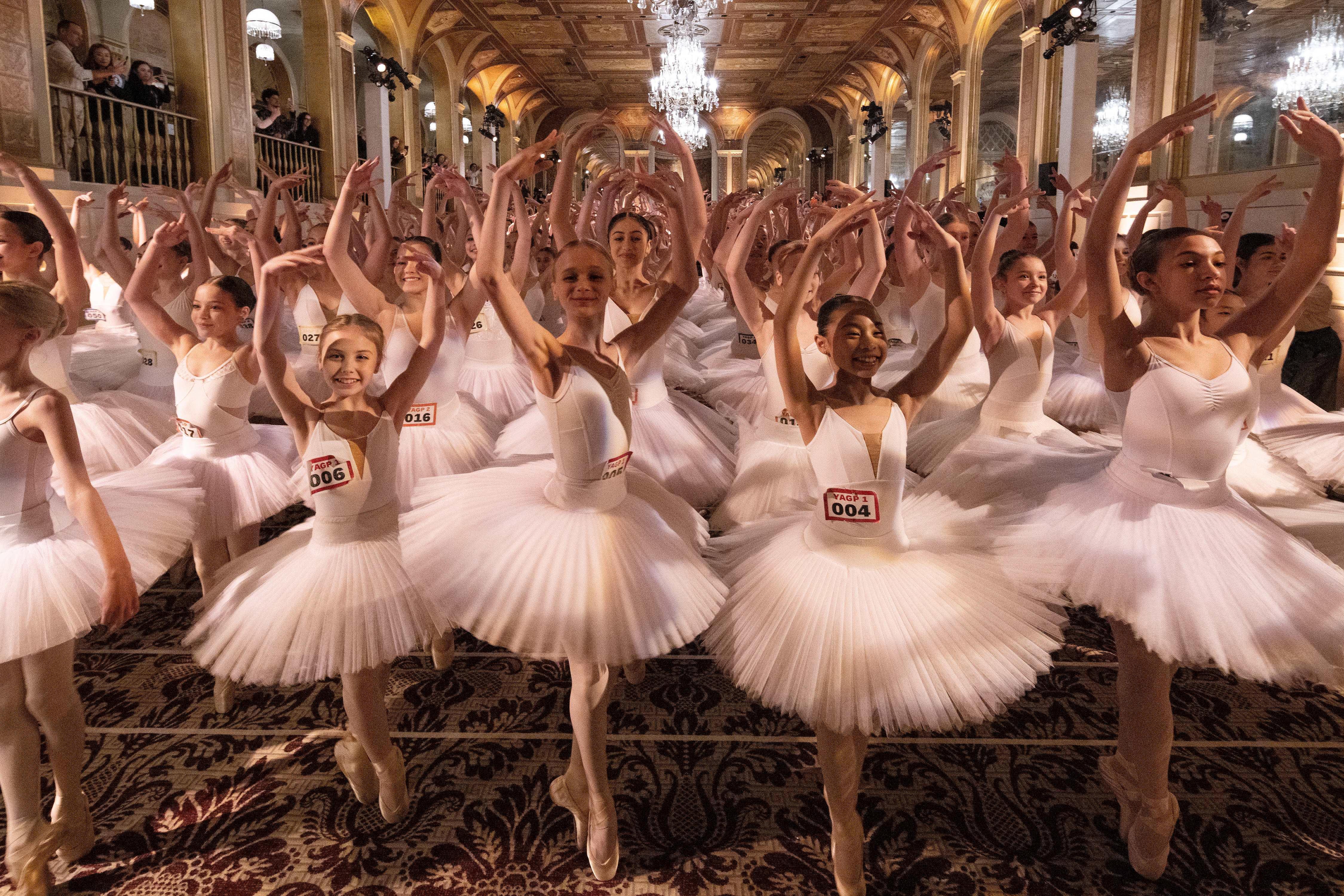 A group of ballerinas