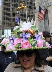 Fifth Avenue, NYC Easter parade - that's real water coming out!