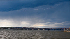 Lightning over the Hudson