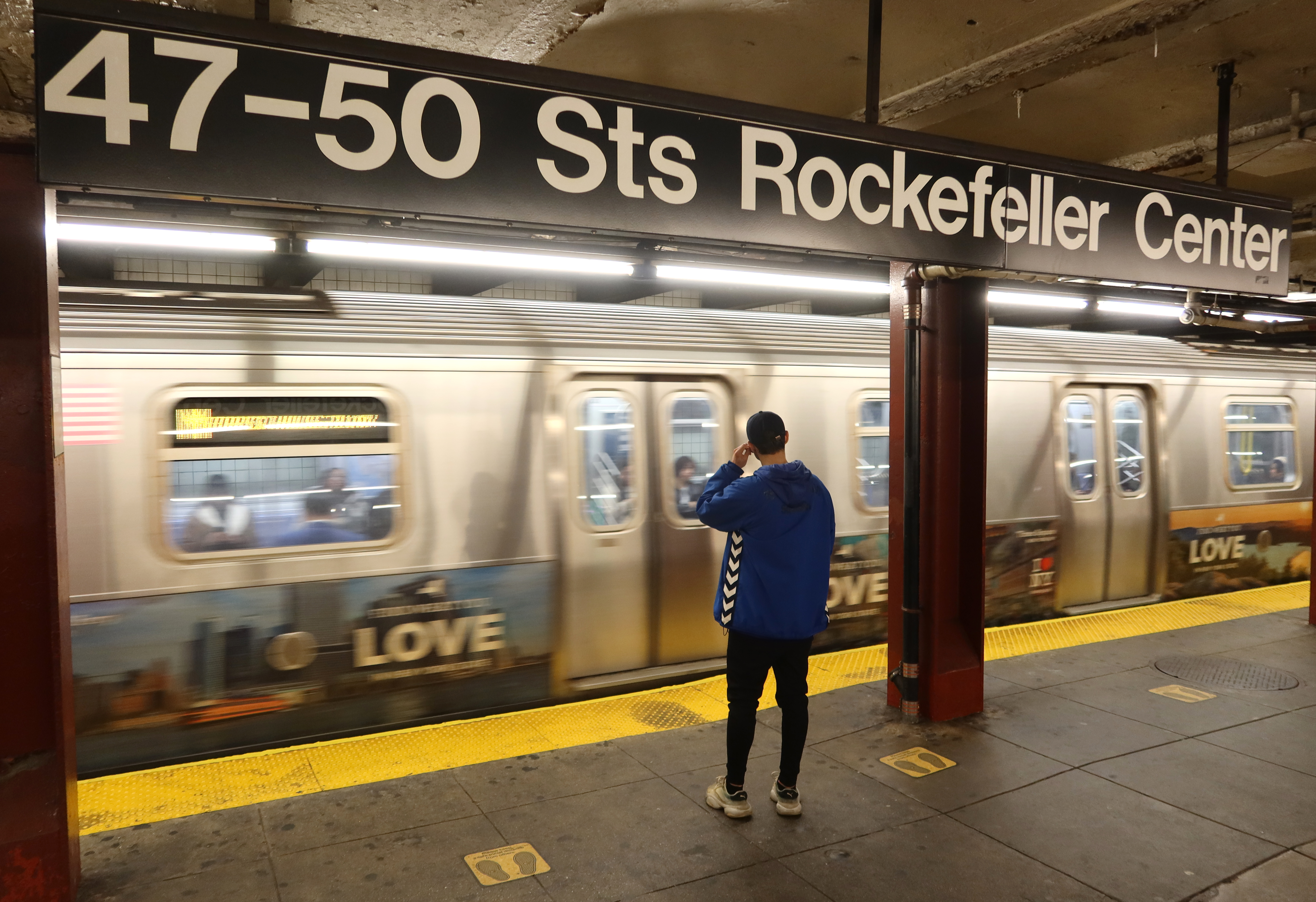 A stock photo of the 47-50th Station