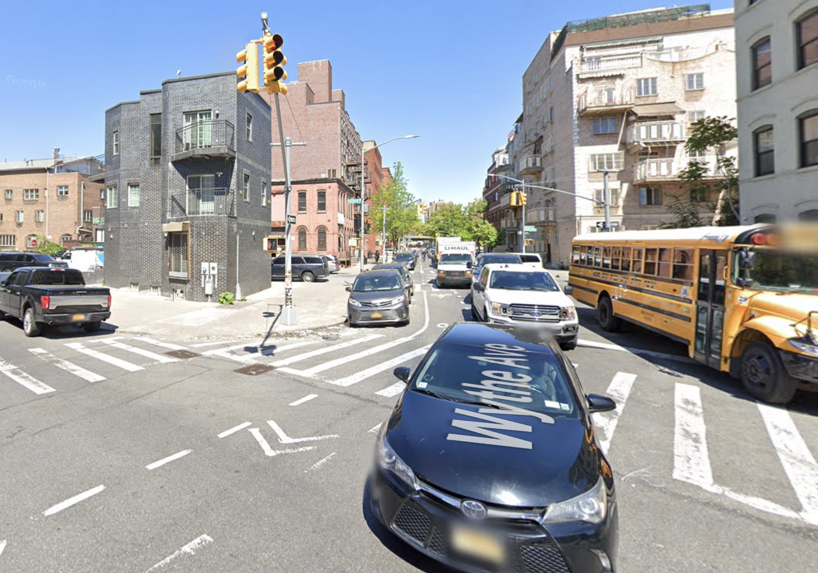 The NYPD said the girl was hit near the intersection of Wallabout Street and Wythe Avenue in Williamsburg around 2:42 p.m. Tuesday.