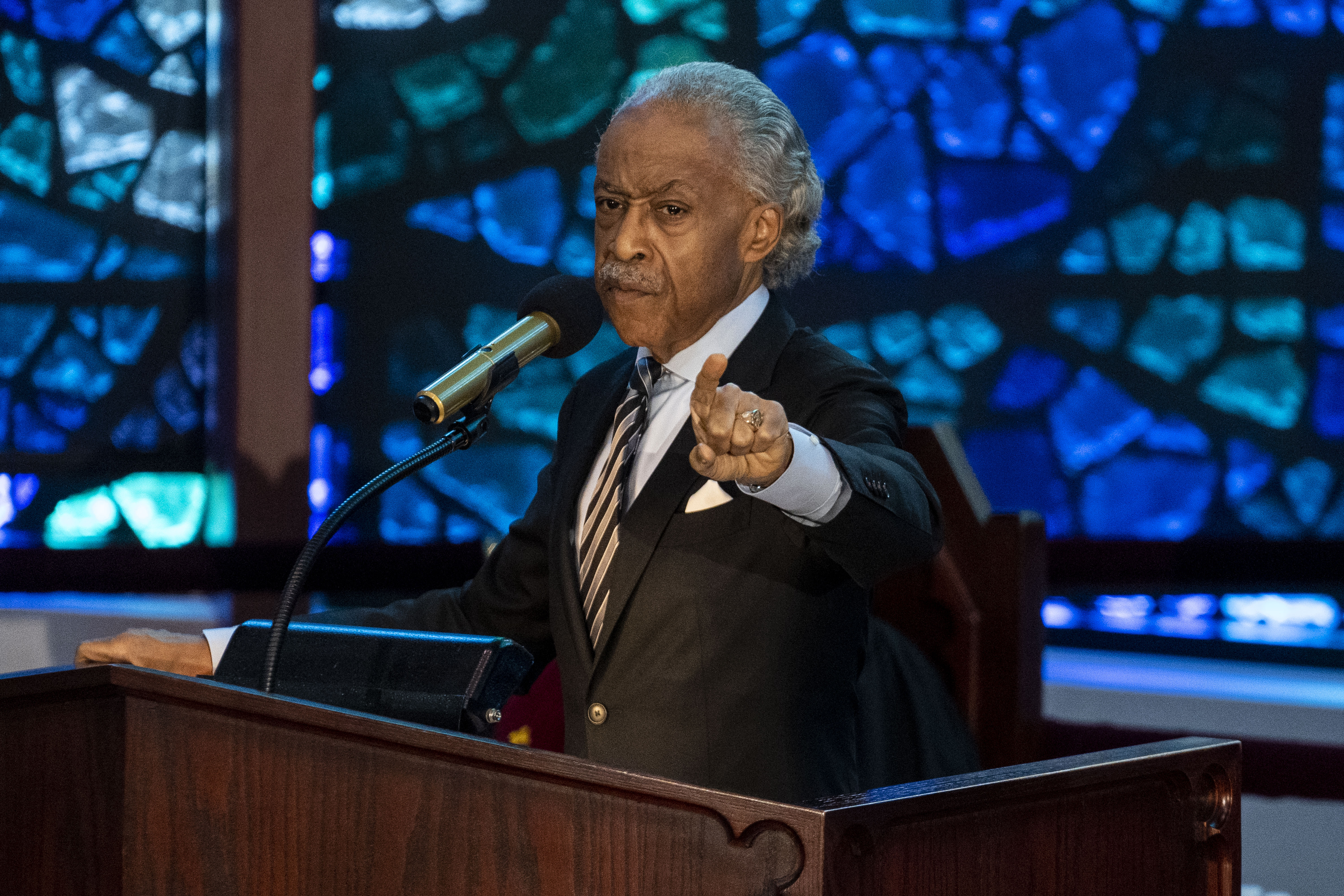 A recent photo of the Rev. Al Sharpton