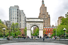 Washington Square Arch, Manhattan, New York - 3 May 2016