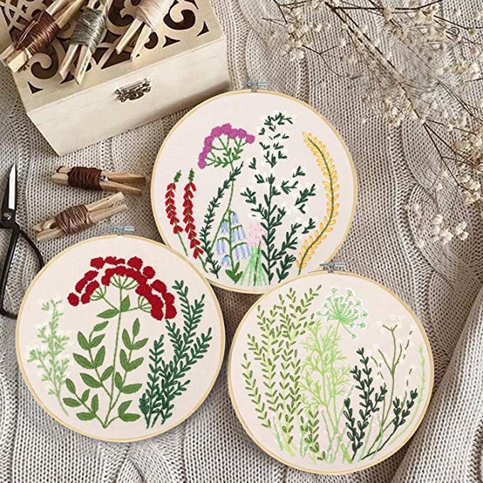 Santune 3 Sets Embroidery Starter Kit