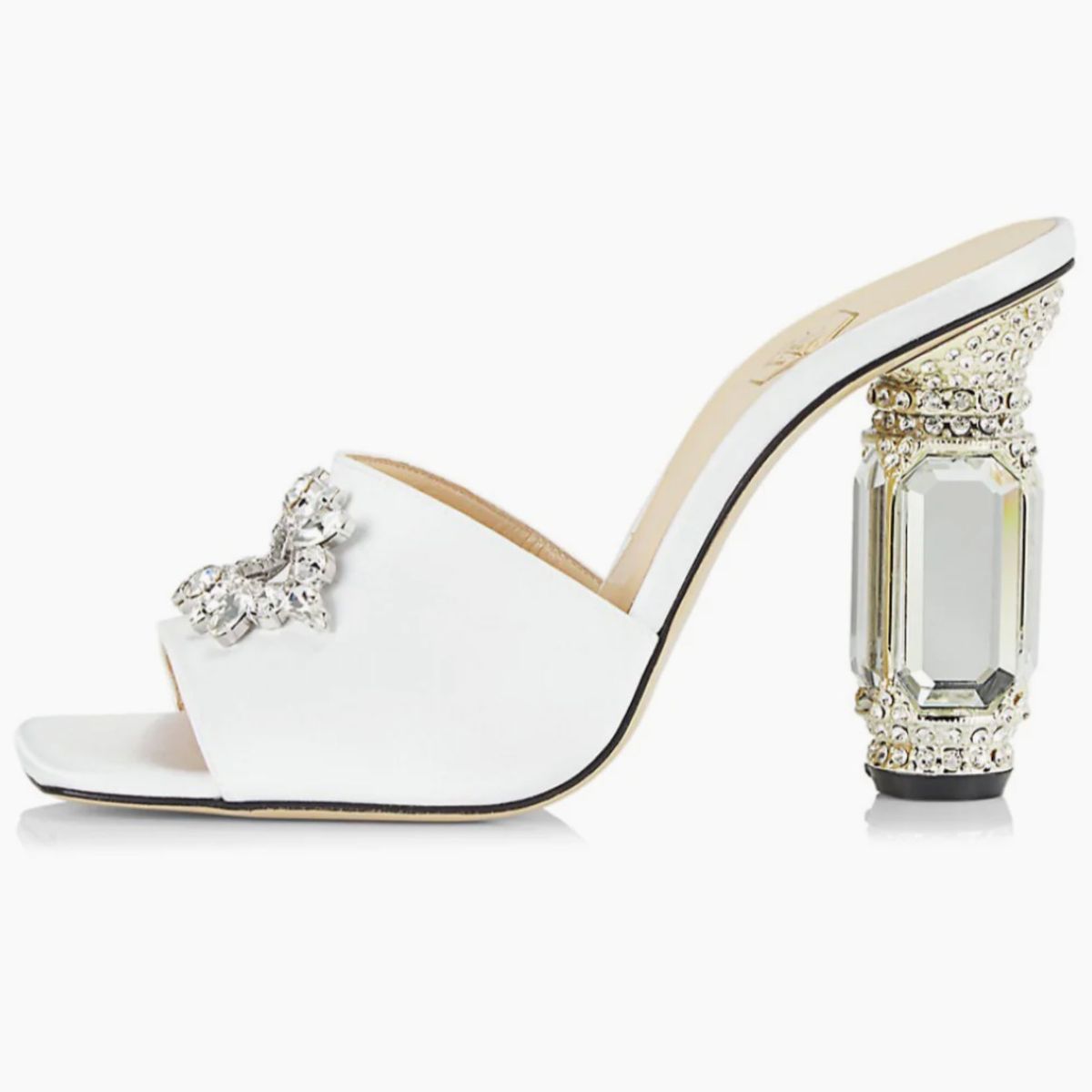 Nalebe White Heels 100