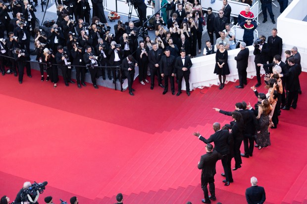 A photo from the red carpet at the 77th annual Cannes Film Festival at Palais des Festivals on May 23, 2024 in Cannes, France. (Photo by Andre Pain - Pool/Getty Images)