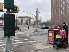 Looking Towards the Manhattan Bridge From the Bowery