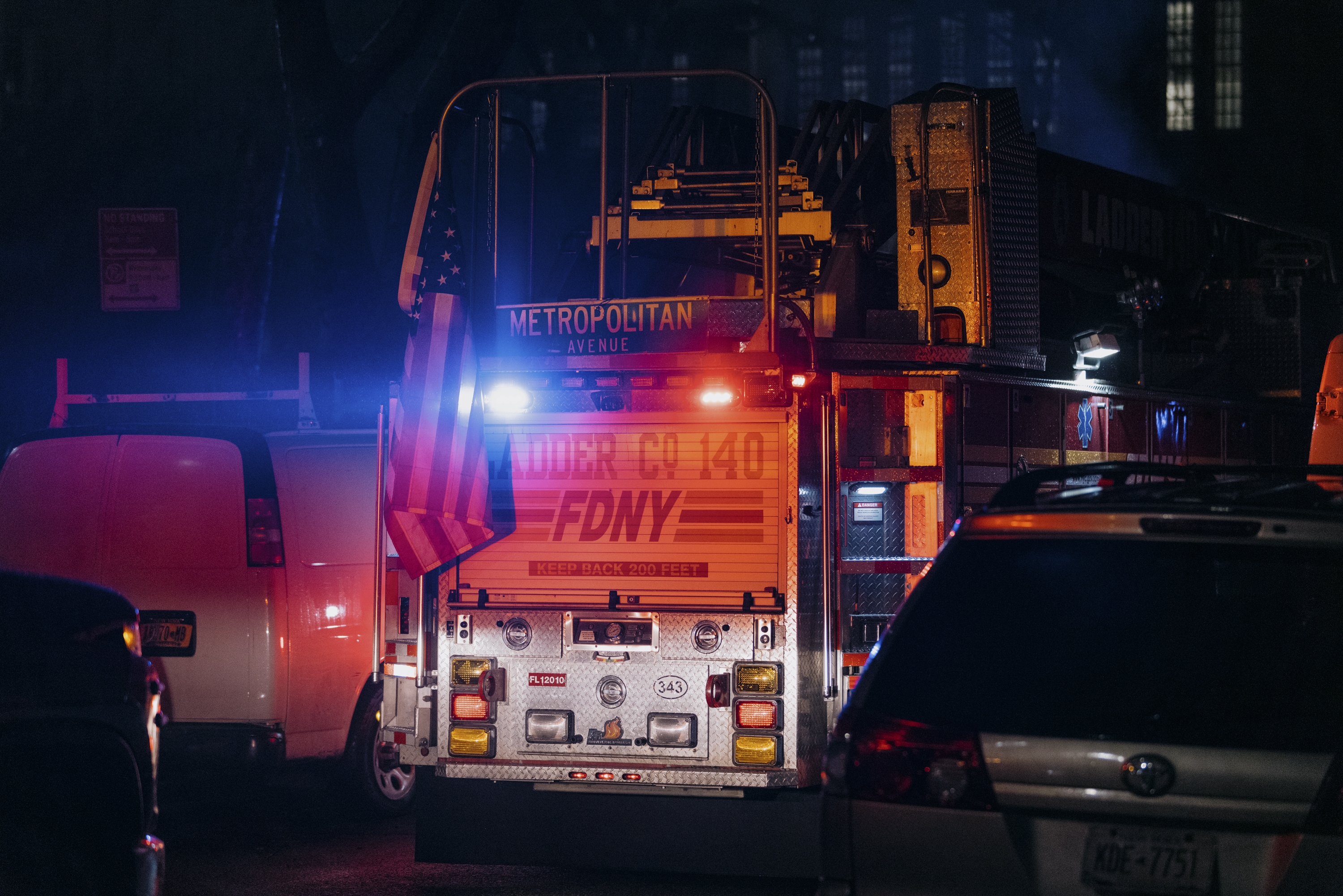 An FDNY truck is seen in Queens on March 6, 2024.