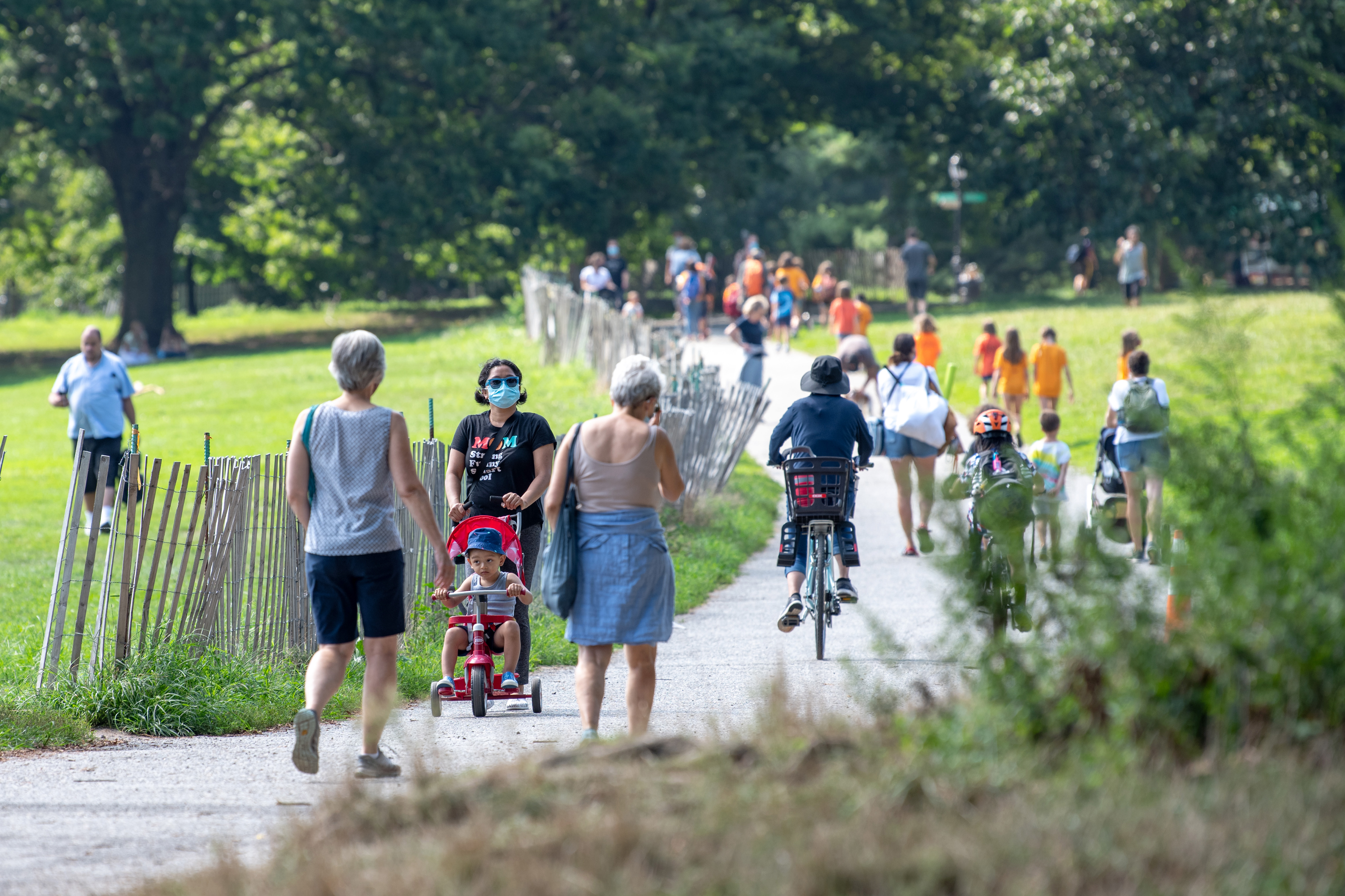 A photo of New York City's best park, Prospect Park.