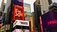 Times Square billboard puzzle