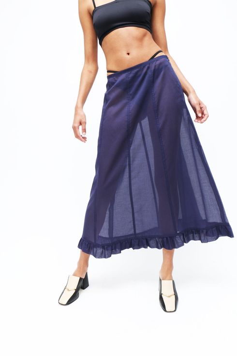Paloma Wool Navy Andolini Skirt