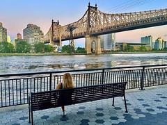 Chilling by the Queensboro Bridge & East River