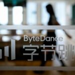 FILE PHOTO: The ByteDance logo is seen at the company