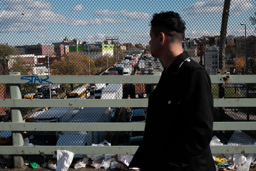 View of the Cross Bronx Expressway.