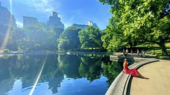 Lady in Red Central Park