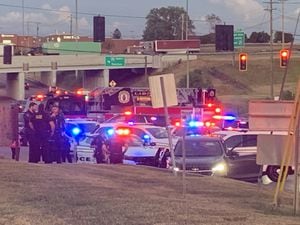 Large police pursuit ends in crash on busy Montgomery County roadway