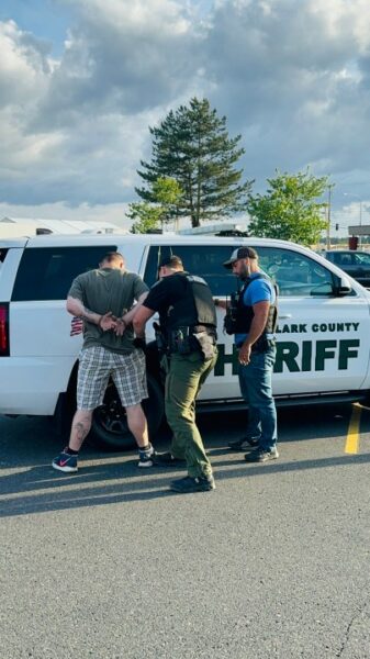 Multiple people were arrested in a retail theft mission at a Vancouver Fred Meyer on June 14, 2024. (Courtesy: Clark Co. Sheriff's Office)