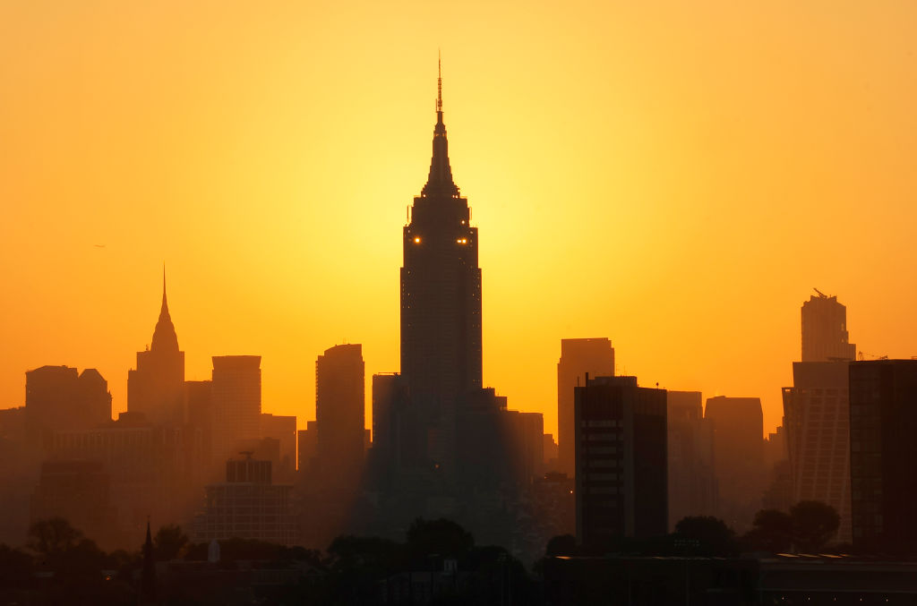 The Empire State Building is seen during a heat wave in New York City on Sept. 6, 2023.