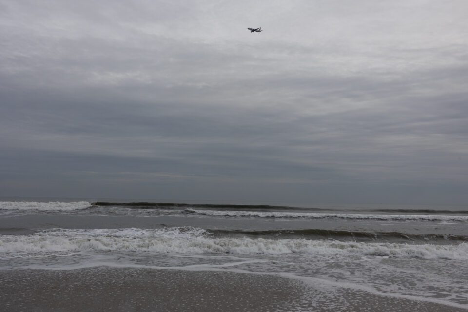 A photo of the shoreline in Queens.