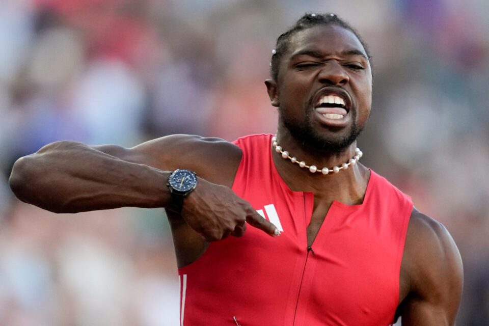 Noah Lyles speeds through finals to earn spot at Olympics in 100 meters