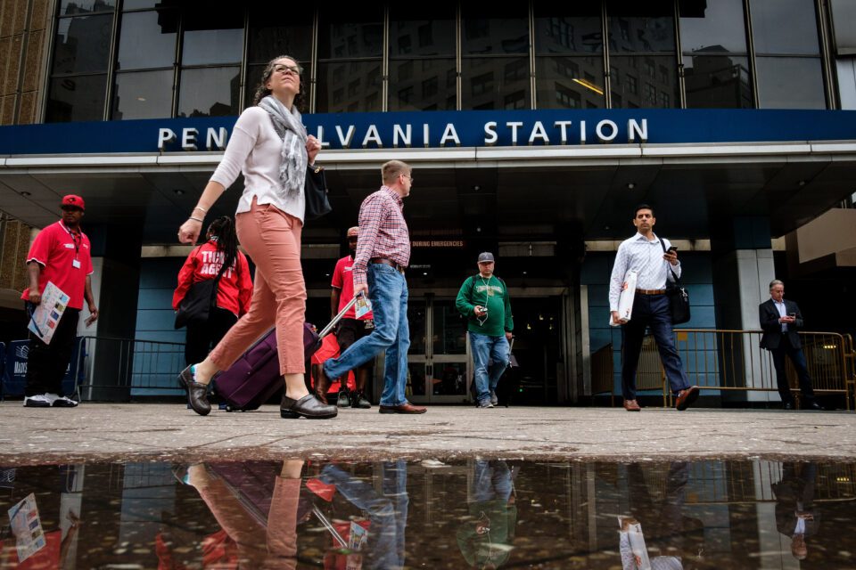 Penn Station in New York City.