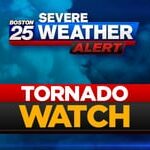 Tornado watch issued for parts of Massachusetts